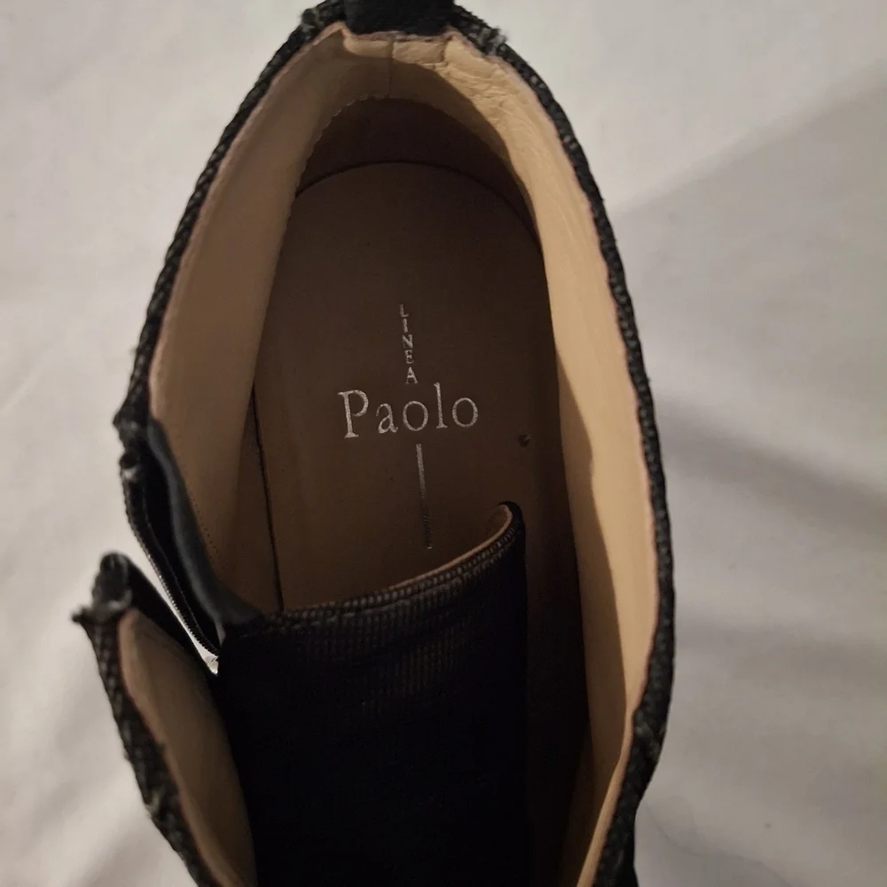 Linea Paolo Felicia Women's Camo Wedge Bootie